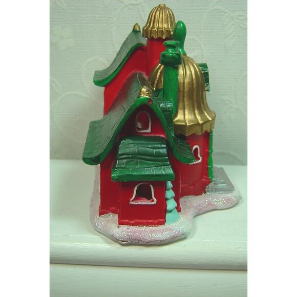 HALLMARK GLOW ROAD BELL COTTAGE HOUSE FIGURNE WITH FLICKERING LIGHT-2014-NO BOX - Picture 6 of 7